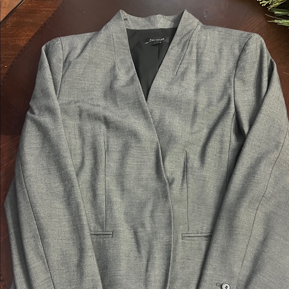 Ann Taylor Classic Gray Blazer
